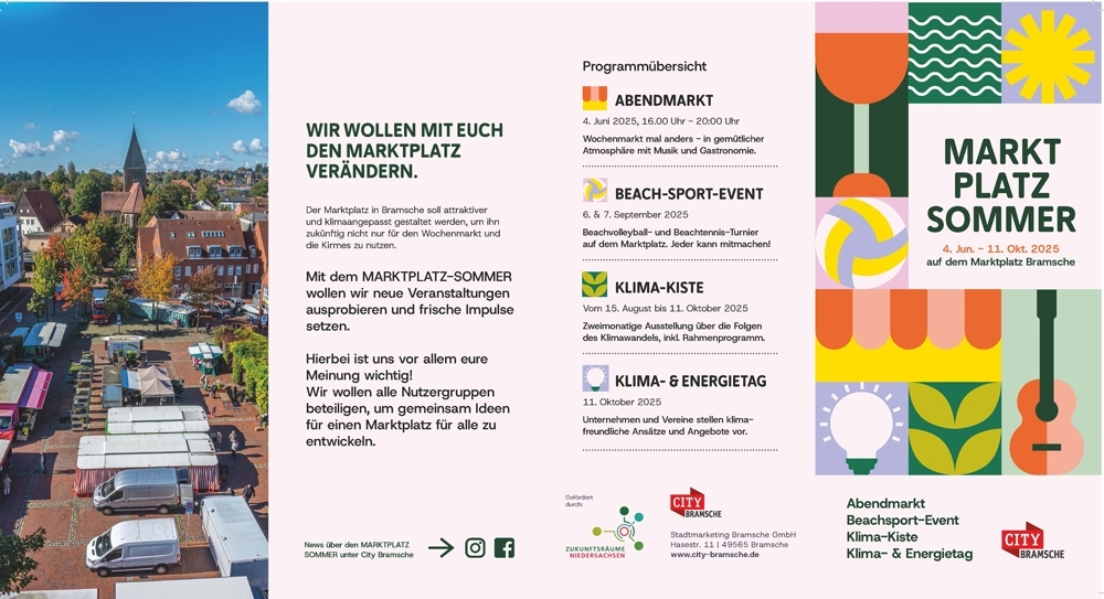 Marktplatz Bramsche - multifunktional, klimaangepasst, für alle! 28.05.2025